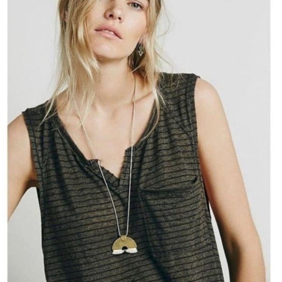 Free People Weekend Warrior Tank Linen Blend  XS - Picture 8 of 8